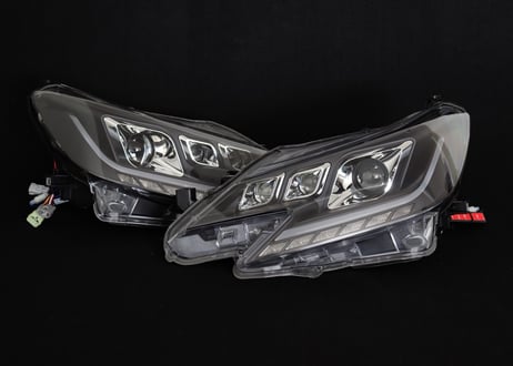 【BRASH】TOYOTA GRX130 マークX / BRASH3眼カラーアイヘッドライト オープニングモーション機能付き シーケンシャルウィンカー【BR-3ECHL】