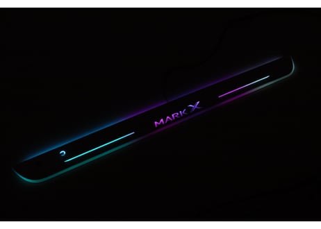 GRX130系 マークX 用 MARK X 光るスカッフプレート