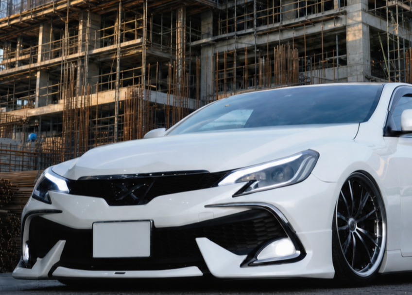 TOYOTA GRX130 マークX / 中期後期型 アイブロウヘッドライト