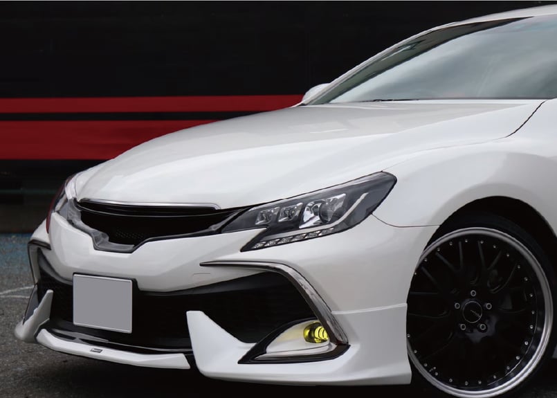 BRASH】TOYOTA GRX130 マークX / BRASH3眼カラーアイヘッドライト