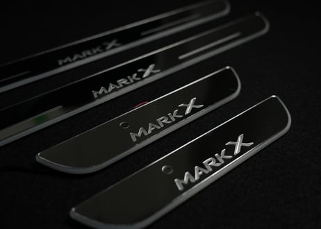 GRX130系 マークX 用 MARK X 光るスカッフプレート