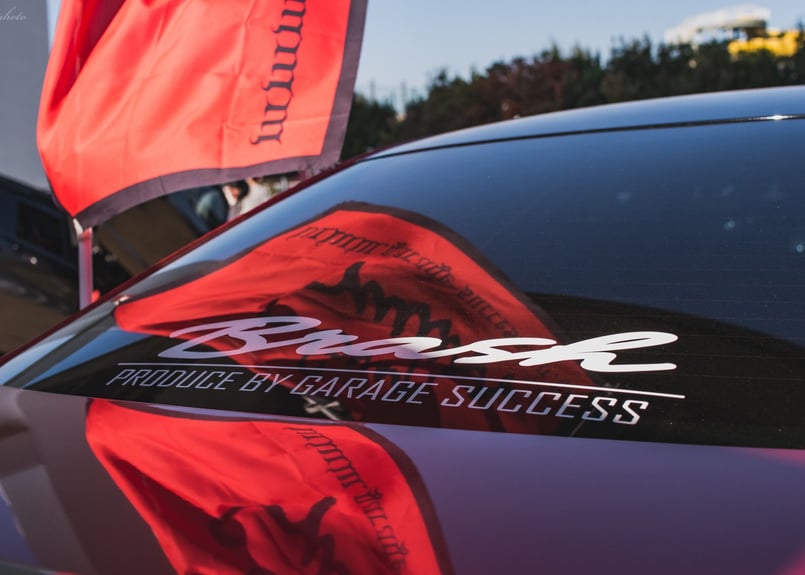 BRASH／GarageSuccess リアバナー | custom shop BRASH
