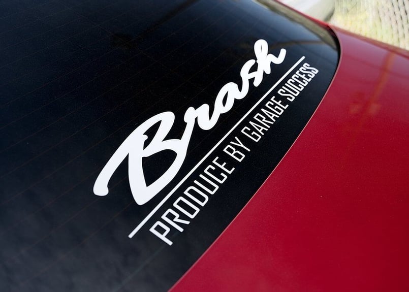 BRASH／GarageSuccess リアバナー | custom shop BRASH