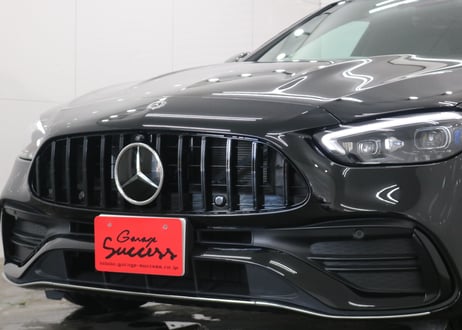 W206 ベンツ Cクラス  パナメリカーナグリル  AMG GTRタイプ 【オールブラック】【CH-BN6PGB】