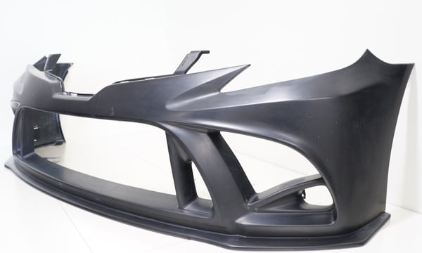 エアロバンパー グレー プラスチック メッキ KUHL】90系ノア NOAH レーシングフォルムカバー エアロパーツ