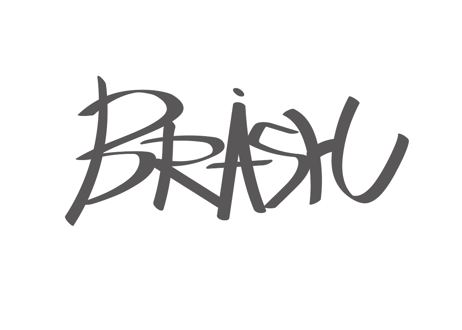 BRASH カッティングステッカー  -kanami Desigh ver-