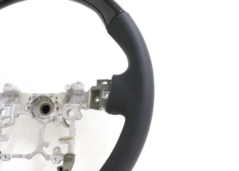 社外　ステアリング レガシィ後期 社外ステアリング交換 - 後方視界良好☆