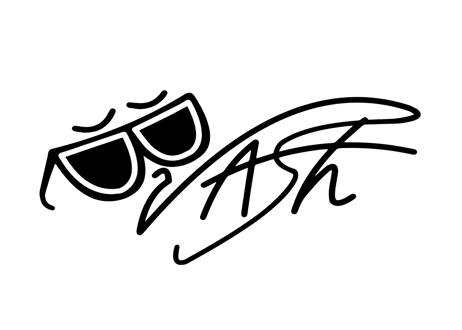 サングラスBRASH カッティングステッカー