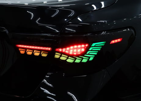 TOYOTA GRX130 マークX / 中期後期型 龍燐(リュウリン) テールランプ cosmic ver フルLEDテールランプ  シーケンシャルウィンカー レインボー【CH-BRUSTL】