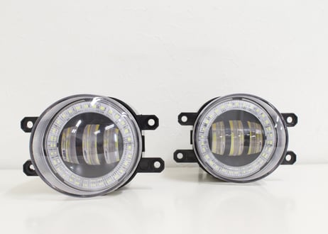 TOYOTA規格 LEDフォグランプ 2色切替機能(白/黄) イカリング付 (モーション点灯無し)