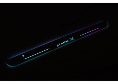 GRX130系 マークX 用 MARK X 光るスカッフプレート