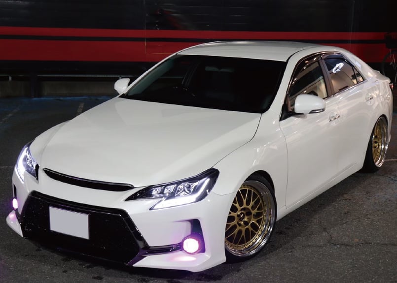 BRASH】TOYOTA GRX130 マークX / BRASH3眼カラーアイヘッドライト
