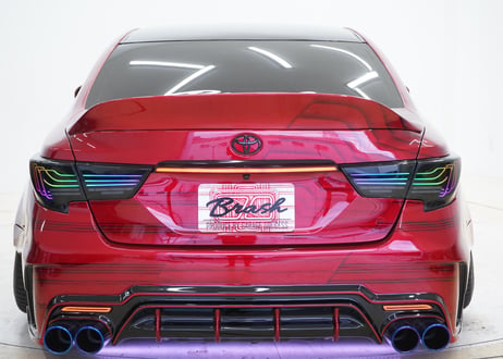 TOYOTA GRX130 マークX / 中期後期型 レーザーテールランプ フルLEDテールランプ シーケンシャルウィンカー レインボー モード変更 【CH-BRUVTSL】