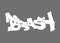 2026 BRASH ロゴカッティングステッカー