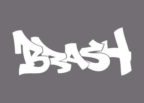 2026 BRASH ロゴカッティングステッカー
