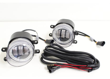 TOYOTA規格 LEDフォグランプ 2色切替機能(白/黄) イカリング付 (モーション点灯無し)