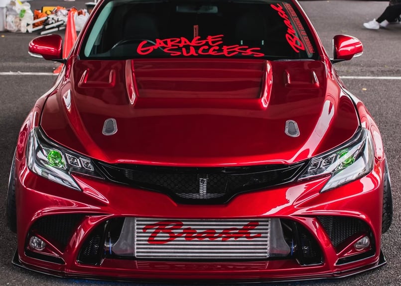Brash フロントグリル マークX 130系 ☆受注生産商品☆ BRASH エアロパーツ for マークX グリル GRX130 133 1