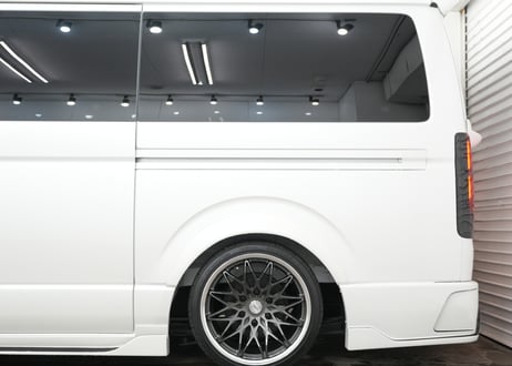 TOYOTA 200系 ハイエース レジアスエース 標準 リア ゲートスポイラー トランクスポイラー エアロパーツ 未塗装 素地【CH-20HRGST】