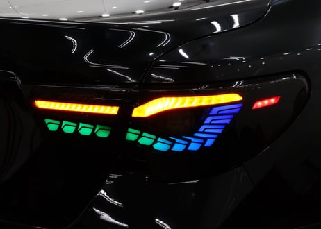 TOYOTA GRX130 マークX / 中期後期型 龍燐(リュウリン) テールランプ cosmic ver フルLEDテールランプ  シーケンシャルウィンカー レインボー【CH-BRUSTL】