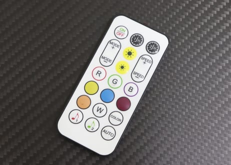 ★スマホで簡単操作★ 汎用 アンビエントライト 間接照明 薄型LEDテープ 車内装飾 Bluetooth【CH-ABRGB】