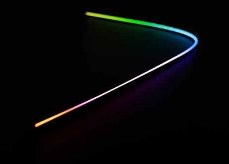 ★スマホで簡単操作★ 汎用 アンビエントライト 間接照明 薄型LEDテープ 車内装飾 Bluetooth【CH-ABRGB】