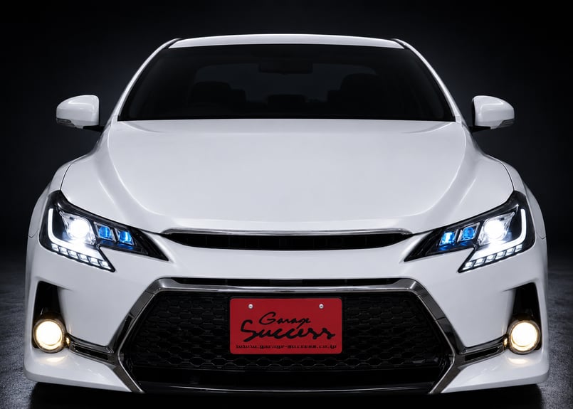 BRASH】TOYOTA GRX130 マークX / BRASH3眼カラーアイヘッドライト