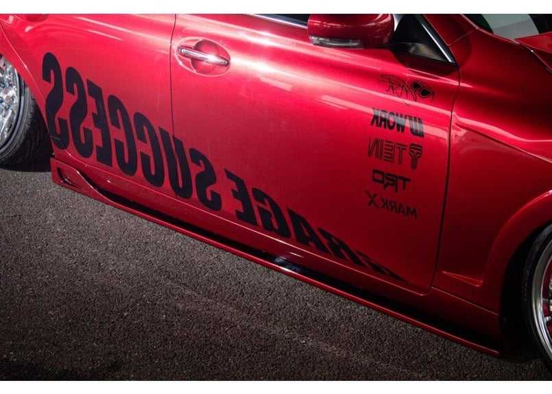 130系マークxモデリスタサイドリップスポイラー マークX130系