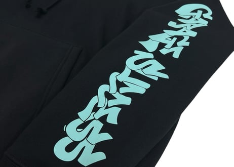 GS Sleeve LOGOプルオーバーパーカー