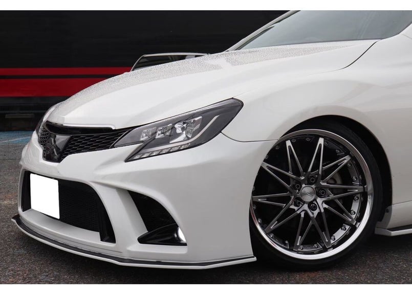 ☆受注生産商品☆ BRASH エアロバンパー for マークX フロント ☆受注生産商品☆ BRASH エアロバンパー for マークX フロント