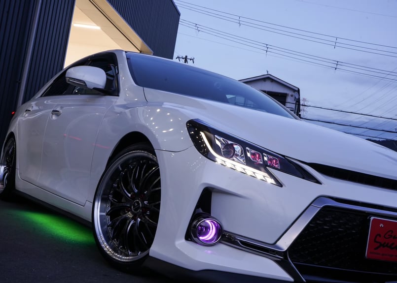 BRASH】TOYOTA GRX130 マークX / BRASH3眼カラーアイヘッドライト