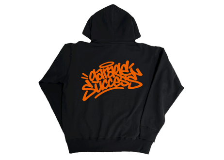 GS Back LOGOジップアップパーカー