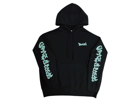 GS Sleeve LOGOプルオーバーパーカー