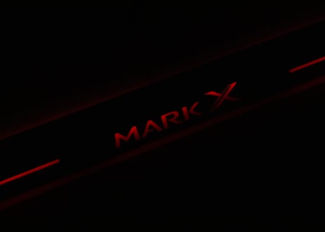 GRX130系 マークX 用 MARK X 光るスカッフプレート