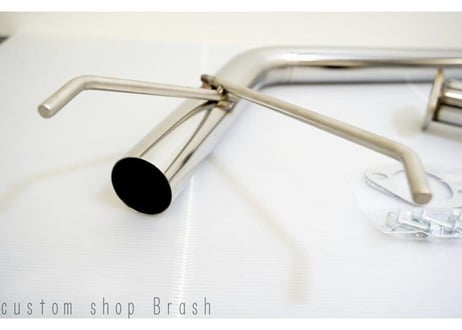 【BRASH】◆大人気◆良音◆GRX130 / 133マークX ステンレス オリジナルマフラー 直管ストレートマフラー 純正中間パイプ対応 リアピース◆MARKX◆【BR-2SM-LL】