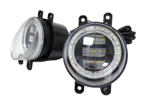 TOYOTA規格 LEDフォグランプ 2色切替機能(白/黄) オープニングモーション イカリング【CH-OPIWEF】