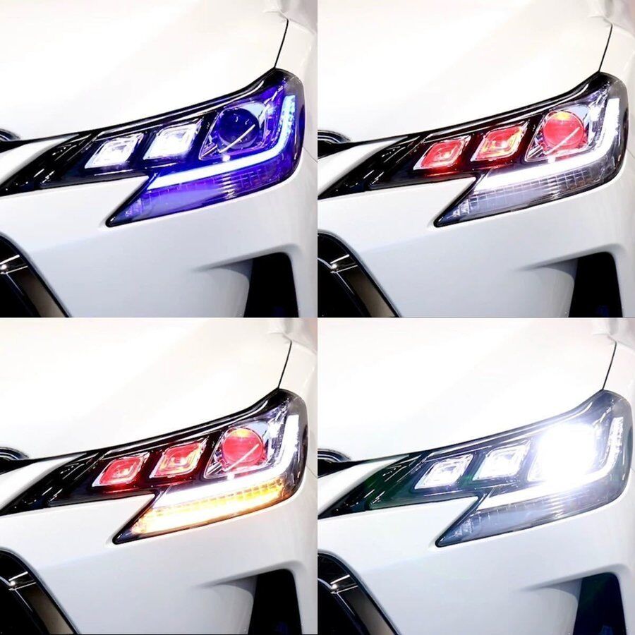 マークxヘッドライト　BRASH シーケンシャル BRASH】TOYOTA GRX130 マークX / BRASH3眼カラーアイヘッド