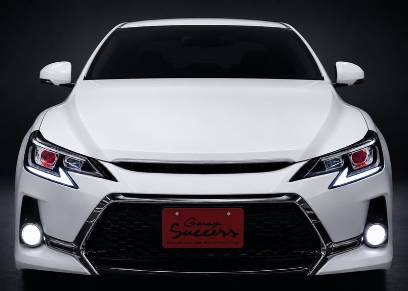 TOYOTA GRX130 マークX / 中期後期型2眼ヘッドライト レッドアイ