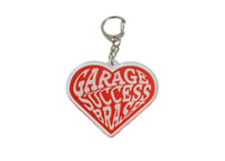 NEW★GARAGE SUCCESS×BRASH ハートロゴアクリルキーホルダー