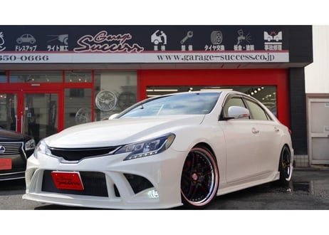 ★受注生産商品★ BRASH エアロバンパー for マークX フロント GRX130 133 135