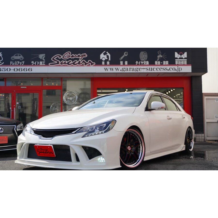 ☆受注生産商品☆ BRASH エアロバンパー for マークX フロント GRX130