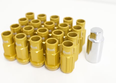 【BRASH】レーシングアルミナット貫通タイプ M12×P1.5 20本セット【BR-HN##】