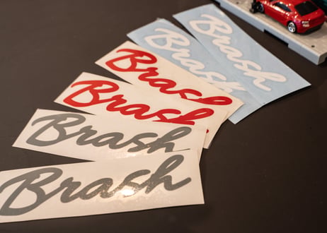 Brash カッティングステッカー