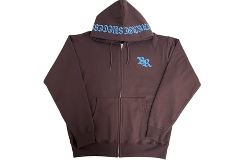 GS Hood LOGOジップアップパーカー