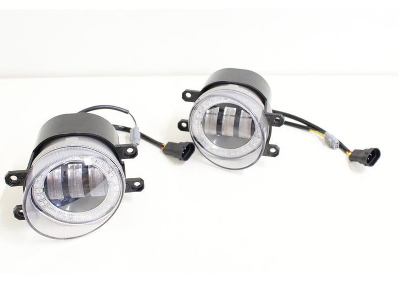 TOYOTA規格 LEDフォグランプ 2色切替機能(白/黄) イカリング付