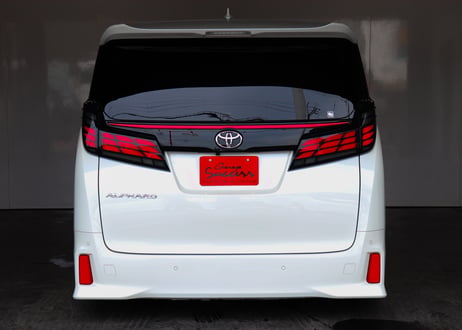 TOYOTA AGH30 アルファード ヴェルファイア フェザーテールランプ リアガーニッシュ オープニングモーション付 シーケンシャルウィンカー サイドマーカー リアフォグ【CH-3ALF4S#】