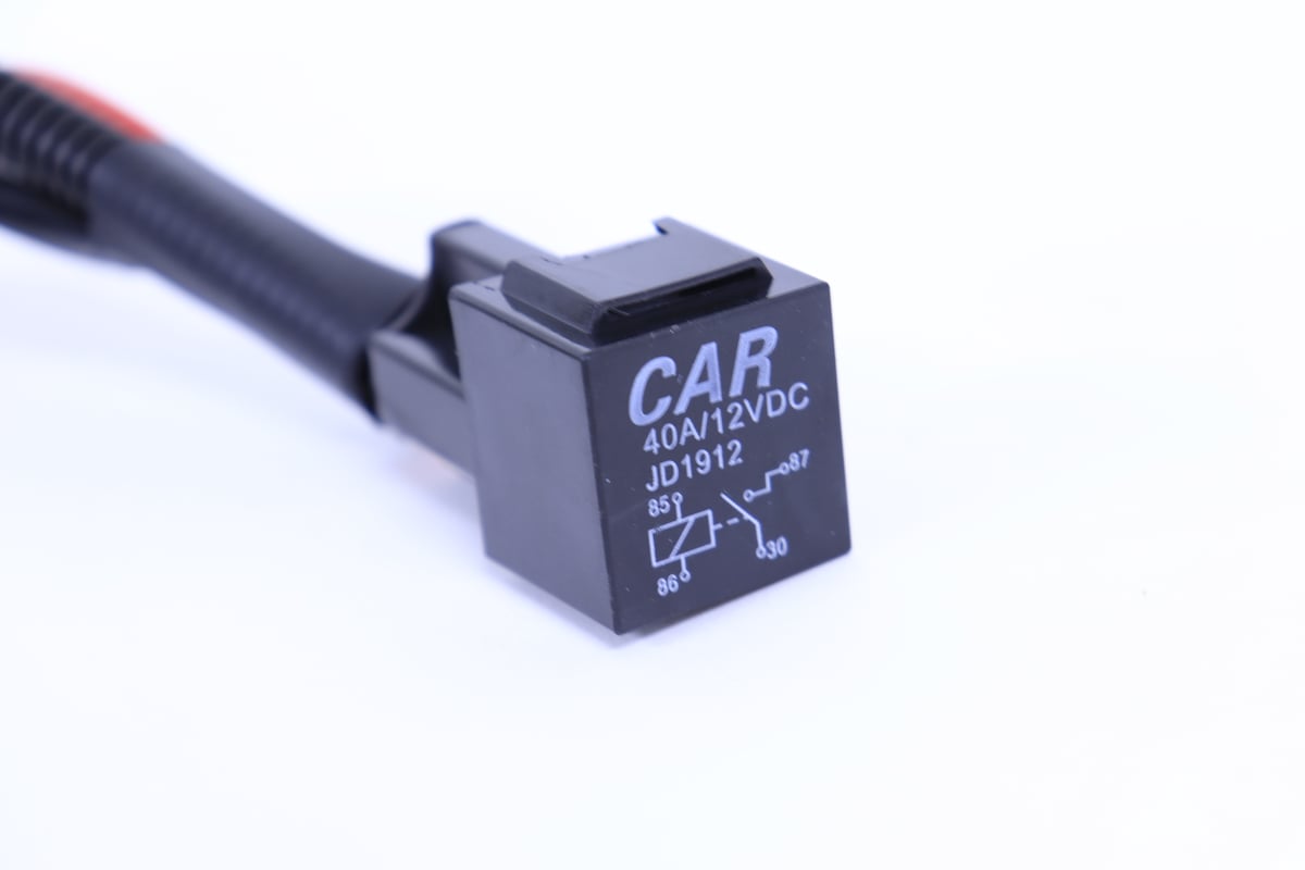H8 H11 H16 LEDフォグランプ 12V用 強化ハーネス ロング 25A 電源