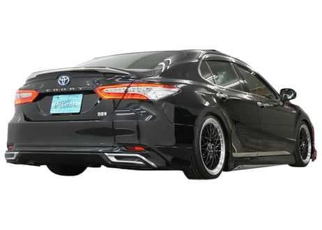 トヨタ 70系 カムリ 2017-2020 G/X 用 ハーフエアロ キット フロントスポイラー サイドスカート リアスカート トランクスポイラー 4点セット  未塗装 素地