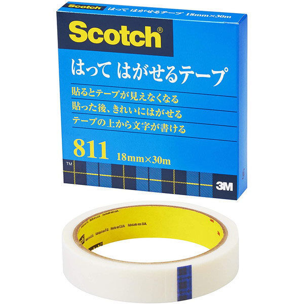 3M スコッチ テープ メンディングテープ 18MM×30M 小巻 12巻 MP-18S