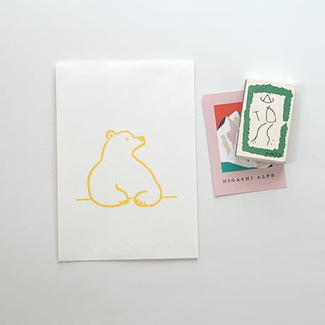 ペーパーバッグ（くま）５枚セット