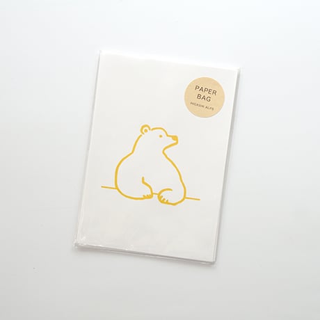 ペーパーバッグ（くま）５枚セット